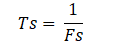 fórmula do intervalo de comutação